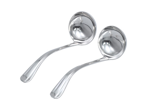 Stel zilveren sauslepels model 1064 uit 1936 & 1941