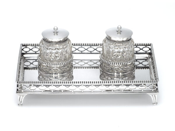 Zilveren inktstel uit 1906