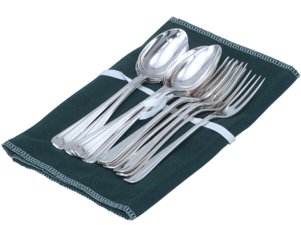 6 zilveren dessertcouverts model 1064 uit 1933