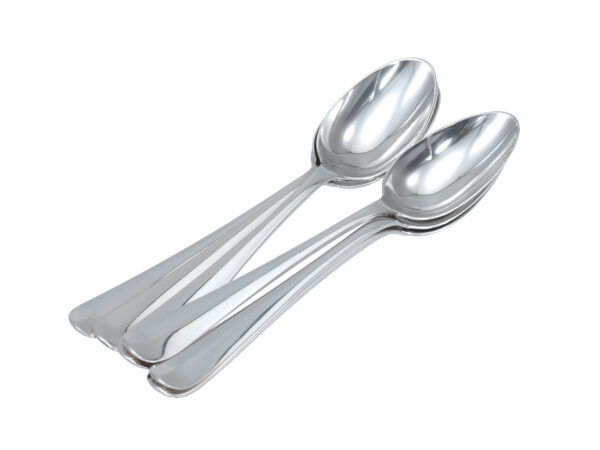 6 zilveren toelepels model Hollands glad 1060 na 1961