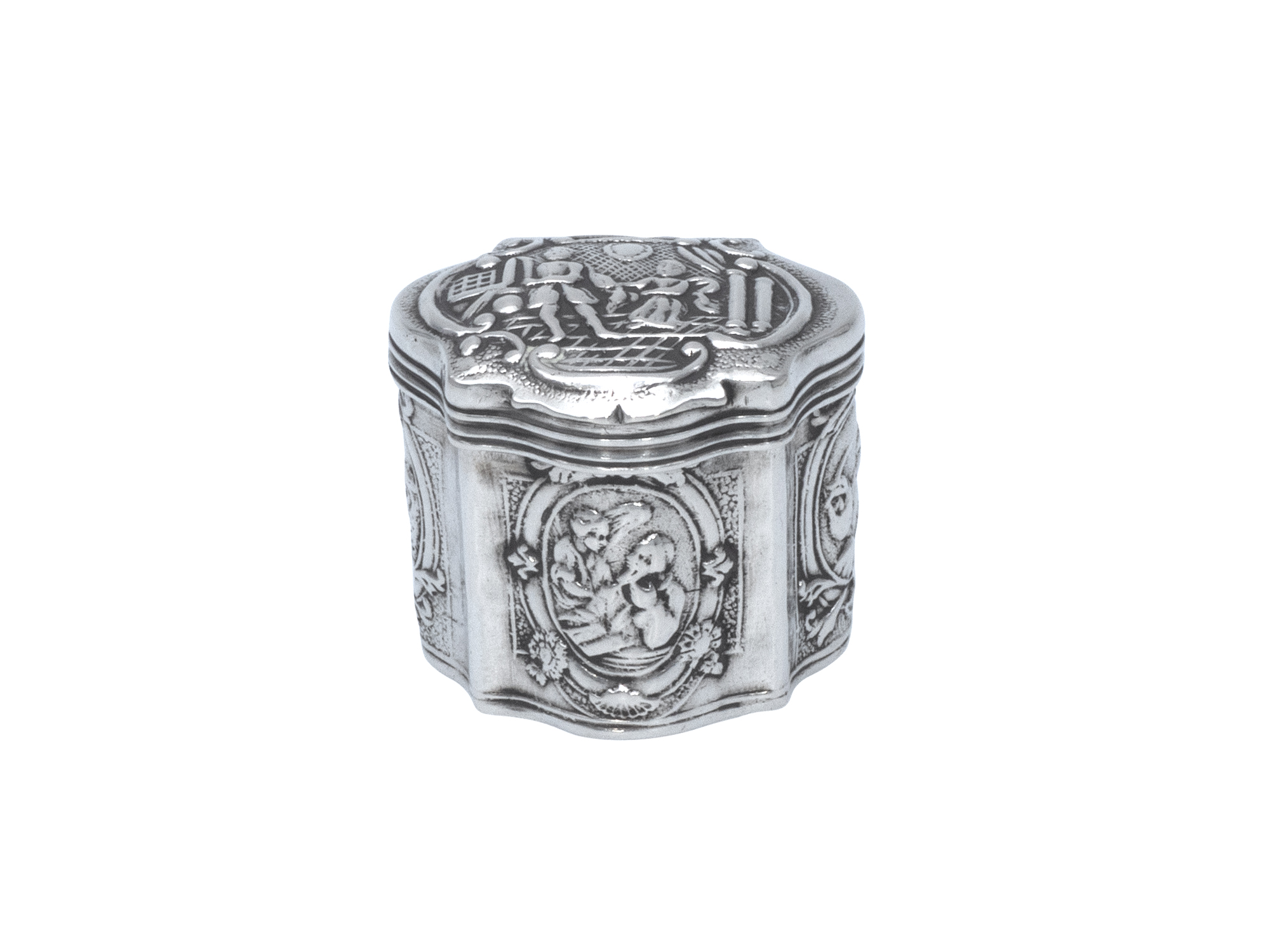 Zilveren loddereindoosje uit 1781