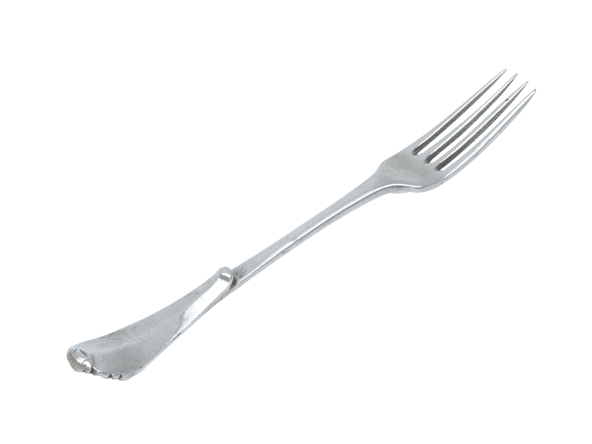 Zilveren confituurvorkje 2e helft 18e eeuw (Groningen)