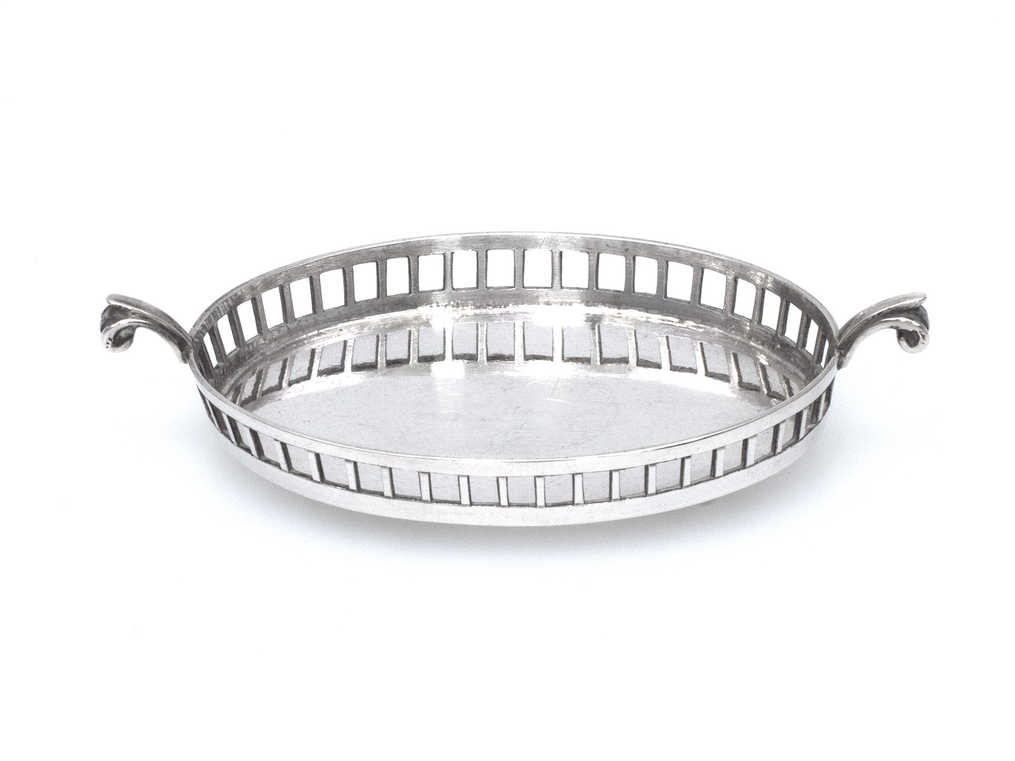 Zilveren miniatuur dienblad uit 1781