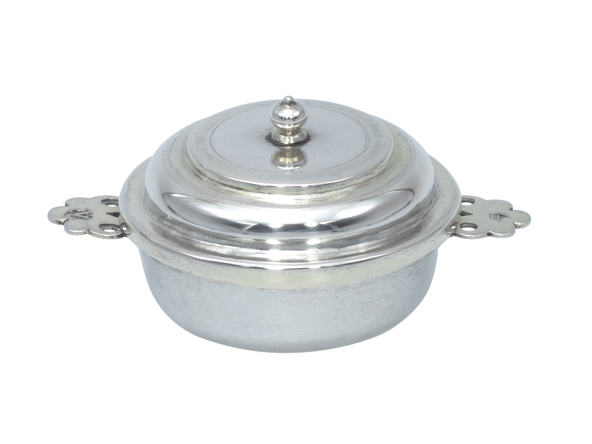 Zilveren miniatuur ecuelle 18e eeuw