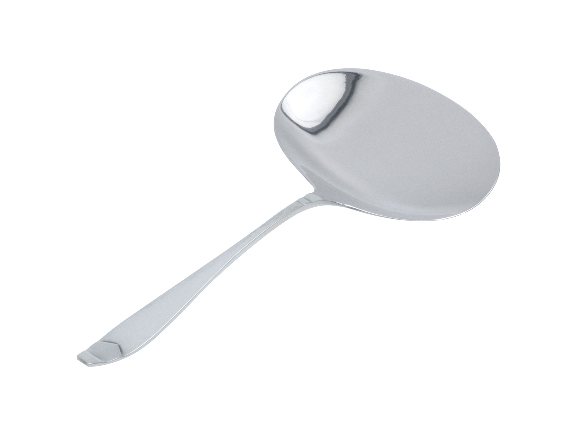 Zilveren kroketschep model 3824 met gehamerde steel uit 1935