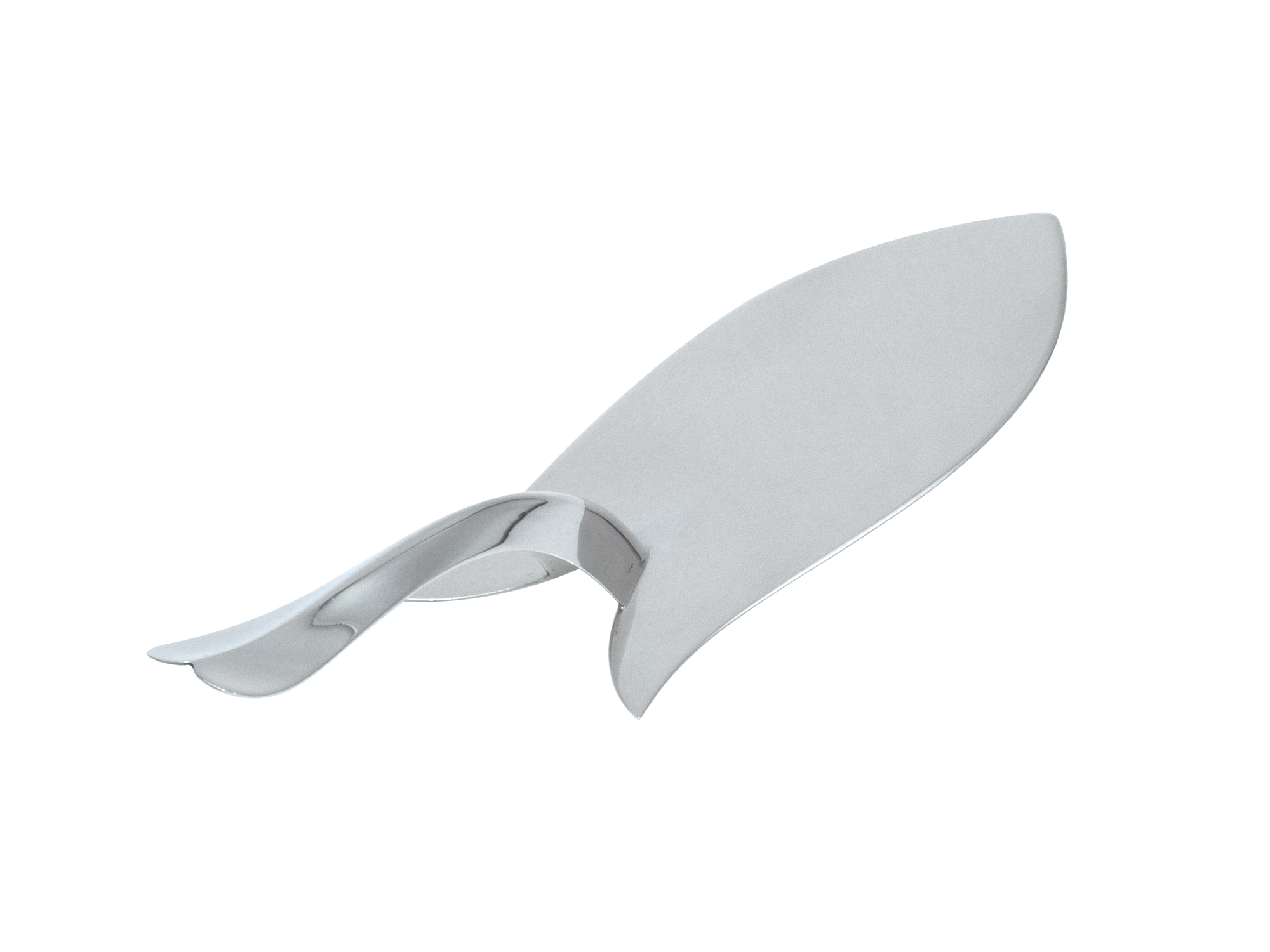 Zilveren taartschep uit 1935