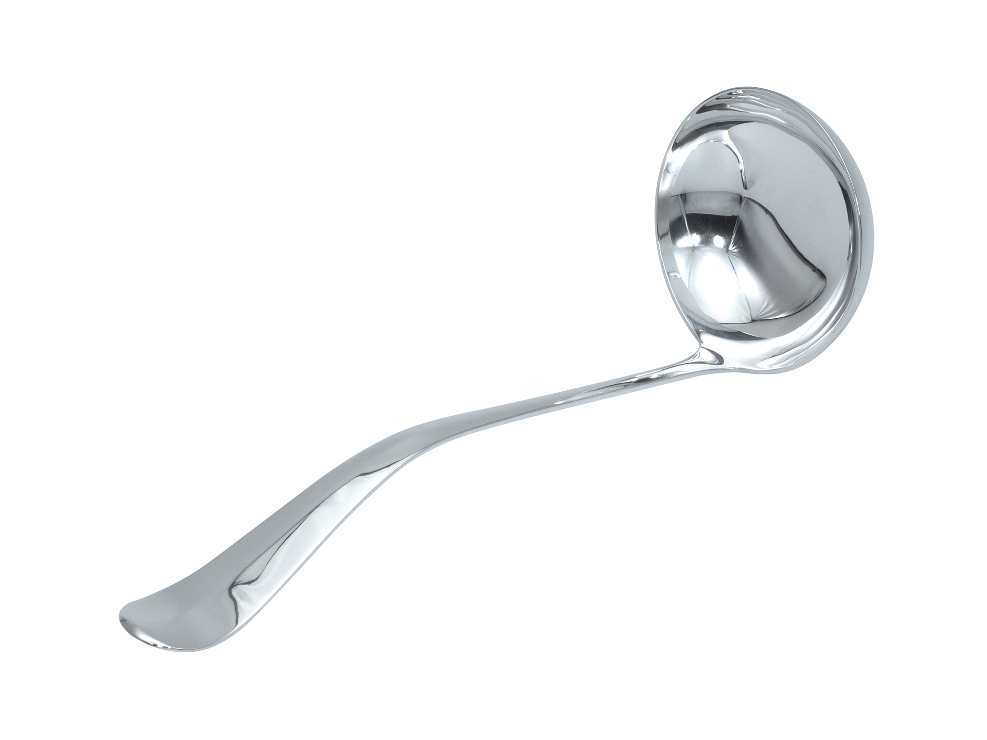 Zilveren soeplepel model Hollands glad uit 1972