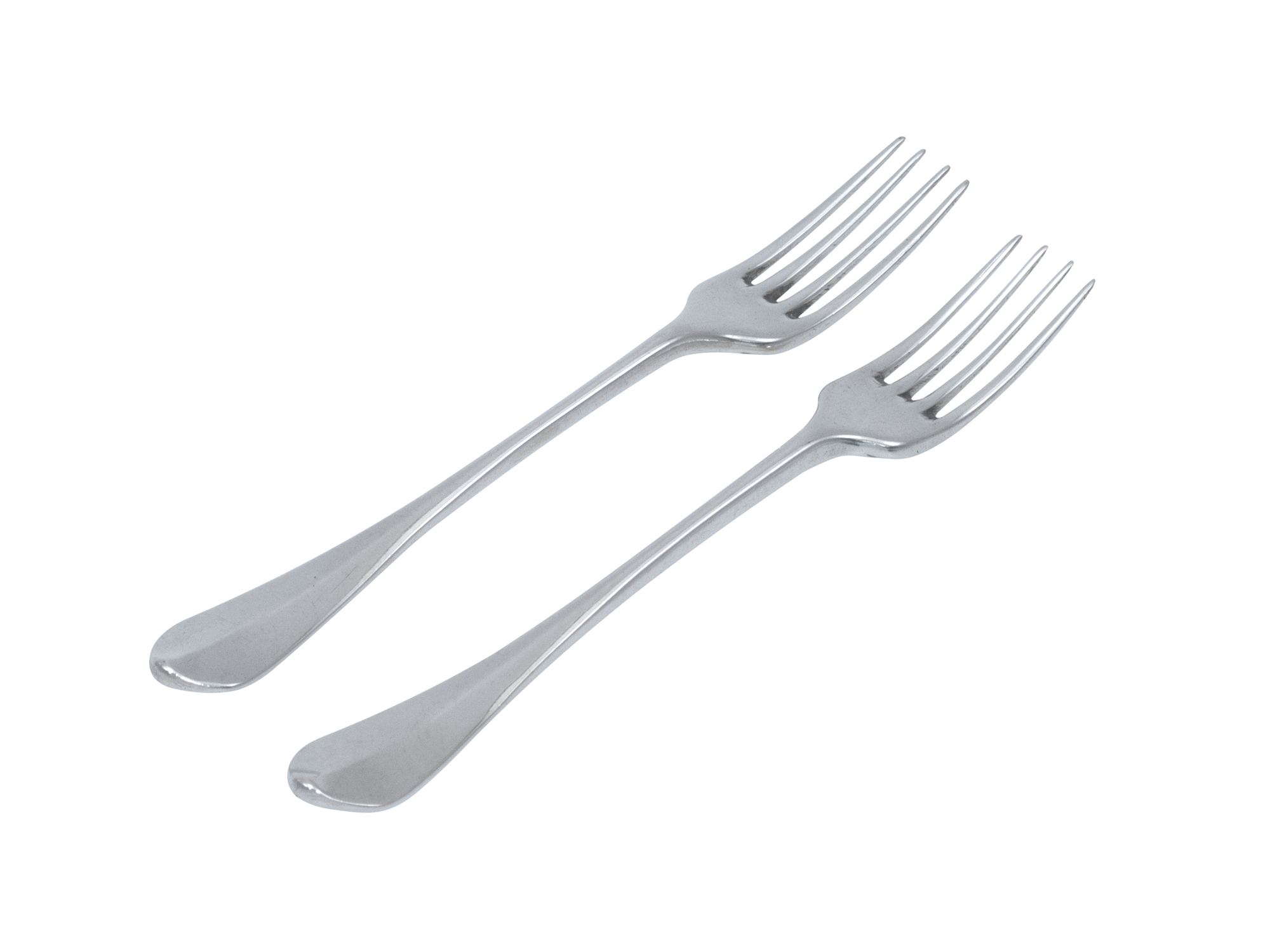 Stel zilveren confituurvorkjes 1735-1765 (Groningen)