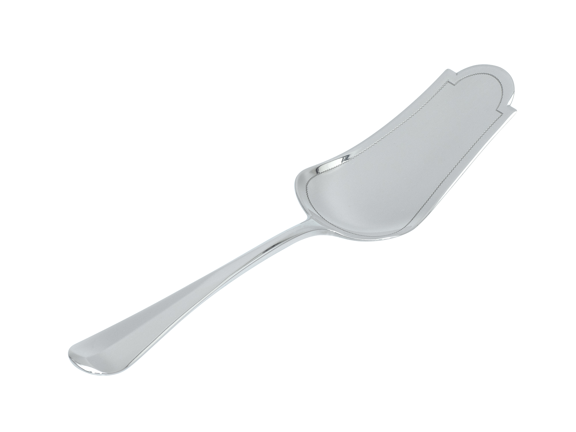 Zilveren Haags lofje taartschep uit 1920